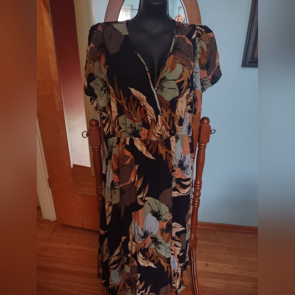 Bloomchic maxi print dress